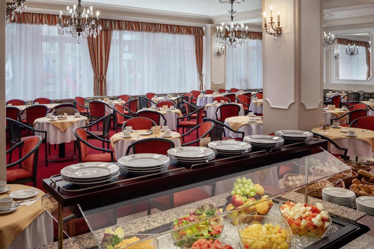 فندق أمباسادور زلاتا هوسا براغ المظهر الخارجي الصورة Restaurant